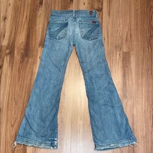 7 for all Mankind Dojo Flare girls jeans, size 8